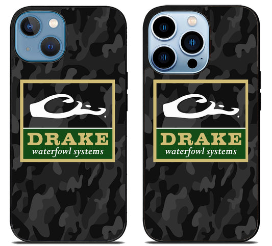 Drake Waterfowl Black Camo iPhone 13 | 13 Mini | 13 Pro | 13 Pro Max Case