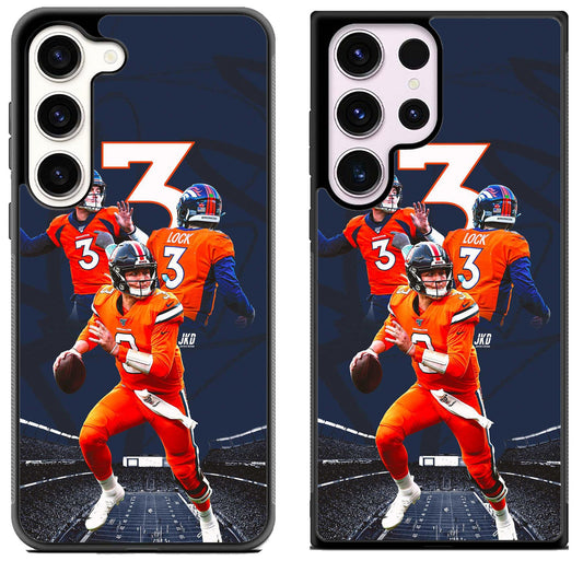 Drew Lock Denver Broncos Collage Samsung Galaxy S23 | S23+ | S23 Ultra Case