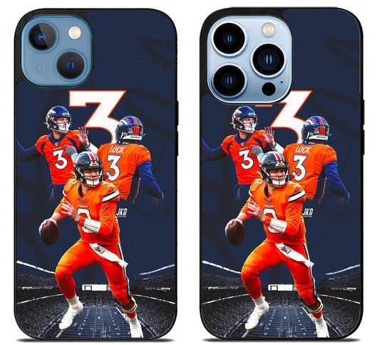 Drew Lock Denver Broncos Collage iPhone 13 | 13 Mini | 13 Pro | 13 Pro Max Case