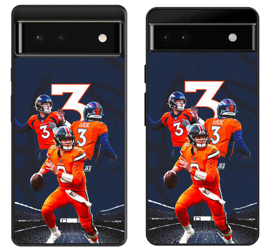 Drew Lock Denver Broncos Collage Google Pixel 6 | 6A | 6 Pro Case