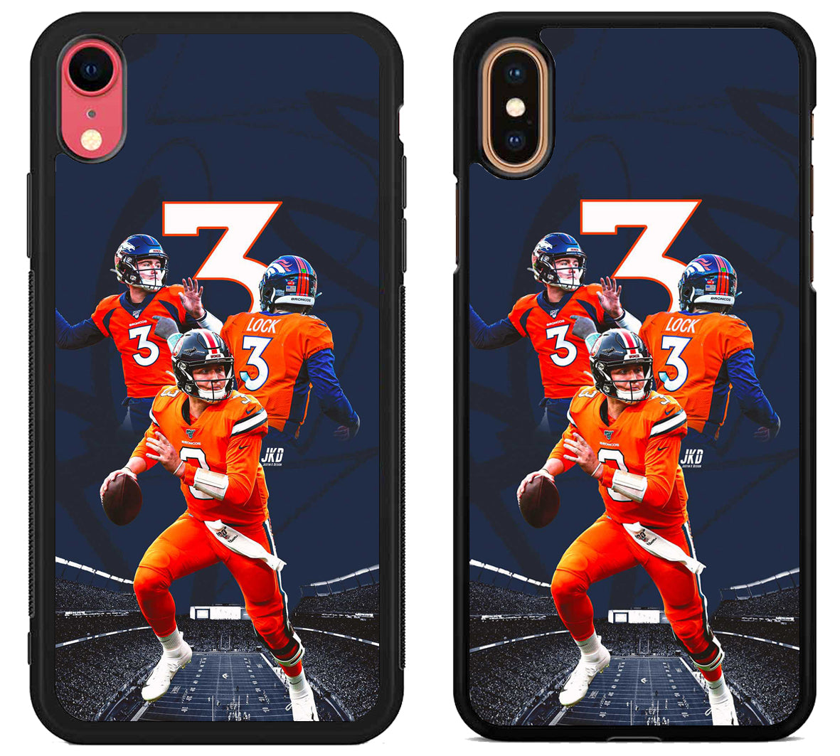 Drew Lock Denver Broncos Collage iPhone X | XS | XR | XS Max Case