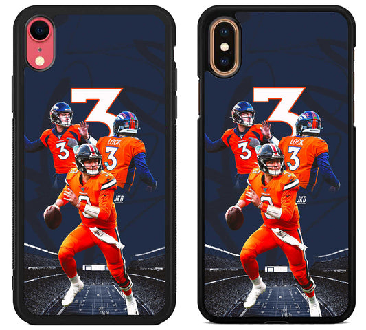 Drew Lock Denver Broncos Collage iPhone X | XS | XR | XS Max Case