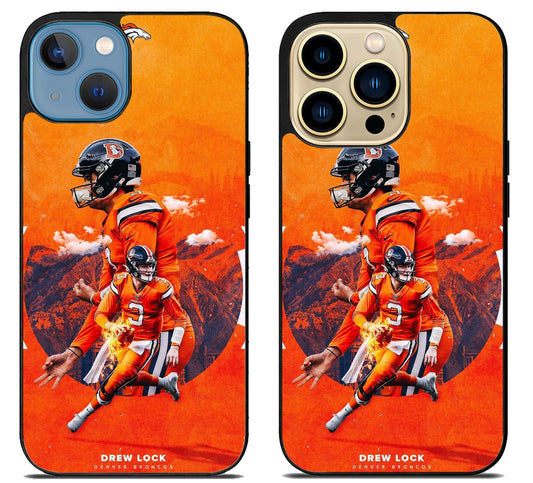 Drew Lock Denver Broncos iPhone 14 | 14 Plus | 14 Pro | 14 Pro Max Case