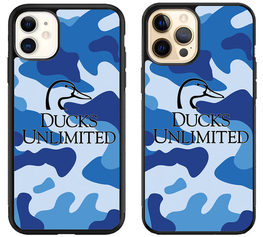 Duck Unlimited Blue Camo iPhone 12 | 12 Mini | 12 Pro | 12 Pro Max Case