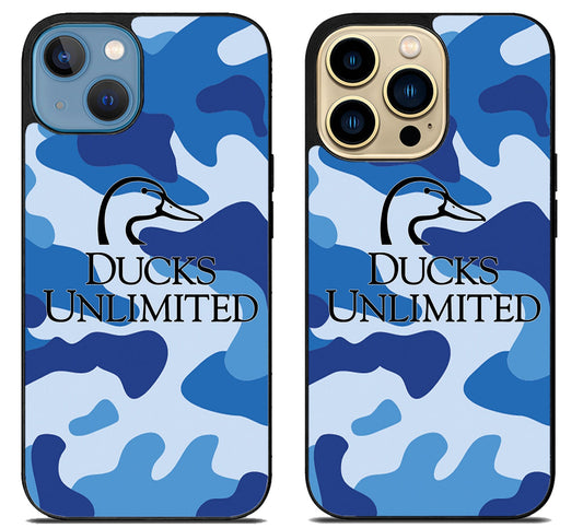 Duck Unlimited Blue Camo iPhone 14 | 14 Plus | 14 Pro | 14 Pro Max Case
