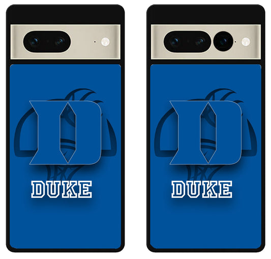 Duke Blue Devils Background Google Pixel 7 | 7 Pro Case