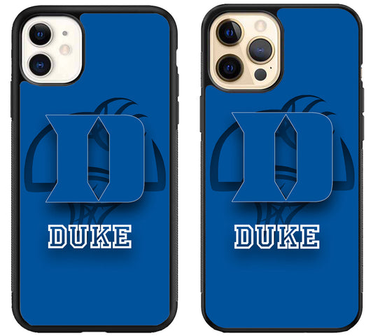 Duke Blue Devils Background iPhone 12 | 12 Mini | 12 Pro | 12 Pro Max Case