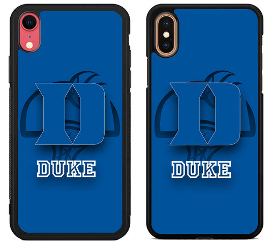 Duke Blue Devils Background iPhone X | Xs | Xr | Xs Max Case