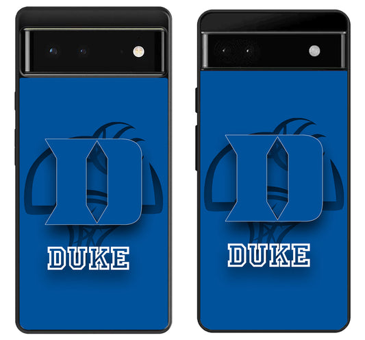 Duke Blue Devils Background Google Pixel 6 | 6A | 6 Pro Case