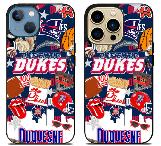 Duquesne Dukes Collage iPhone 14 | 14 Plus | 14 Pro | 14 Pro Max Case