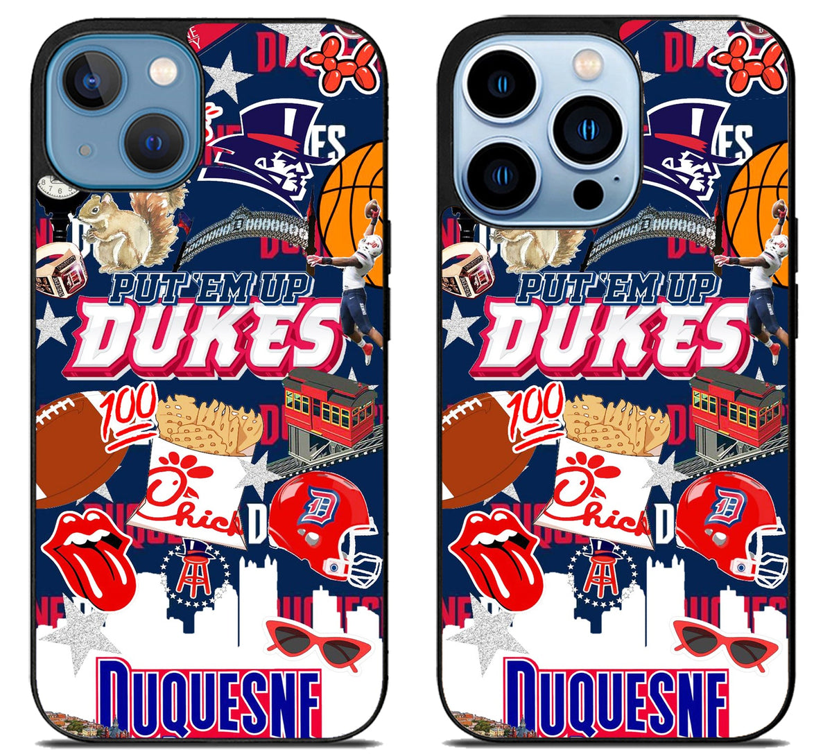 Duquesne Dukes Collage iPhone 13 | 13 Mini | 13 Pro | 13 Pro Max Case