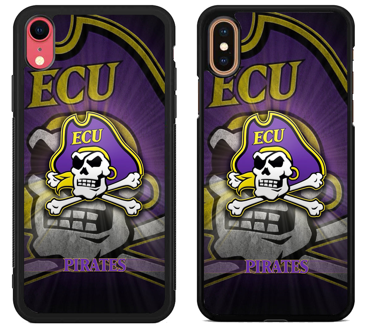East Carolina Pirates Background iPhone X | Xs | Xr | Xs Max Case