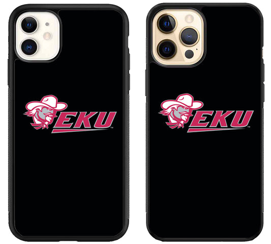 Eastern Kentucky Colonels Black iPhone 12 | 12 Mini | 12 Pro | 12 Pro Max Case