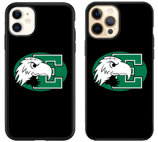 Eastern Michigan Eagles Black iPhone 12 | 12 Mini | 12 Pro | 12 Pro Max Case