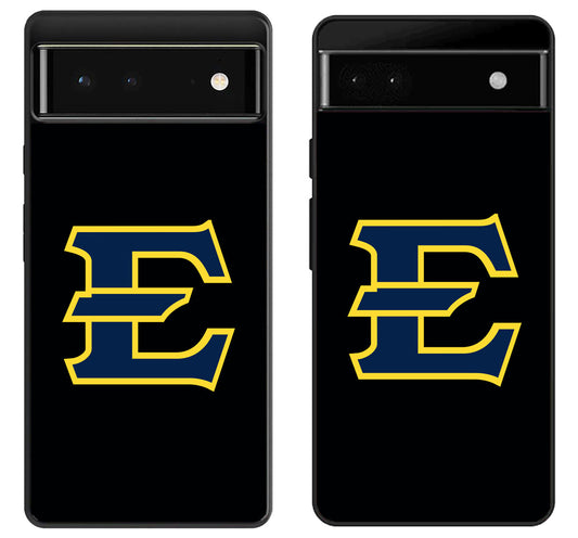 Eastern Tennessee State Buccaneers Black Google Pixel 6 | 6A | 6 Pro Case