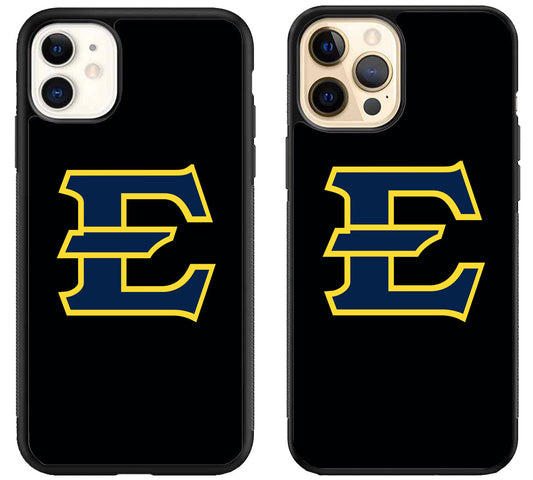 Eastern Tennessee State Buccaneers Black iPhone 12 | 12 Mini | 12 Pro | 12 Pro Max Case