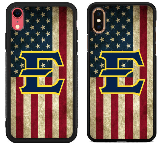 Eastern Tennessee State Buccaneers Flag iPhone X | Xs | Xr | Xs Max Case