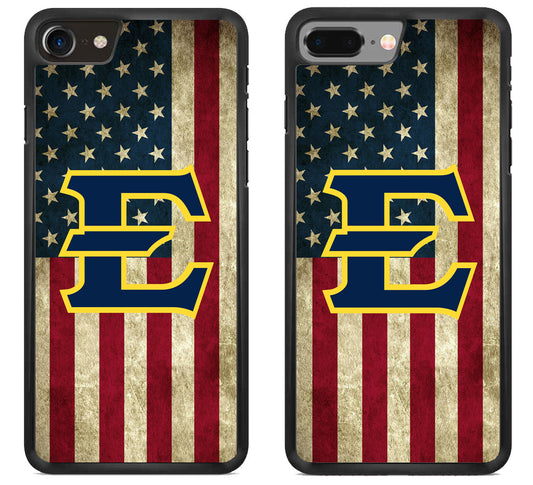 Eastern Tennessee State Buccaneers Flag iPhone 8 | iPhone 8 Plus Case