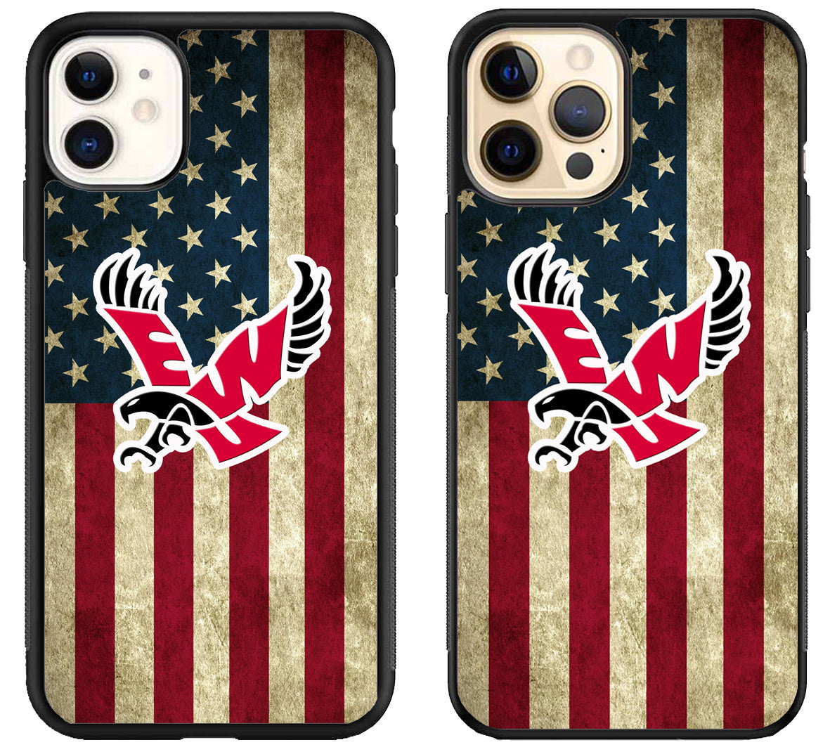 Eastern Washington Eagles Flag iPhone 12 | 12 Mini | 12 Pro | 12 Pro Max Case