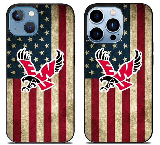 Eastern Washington Eagles Flag iPhone 13 | 13 Mini | 13 Pro | 13 Pro Max Case