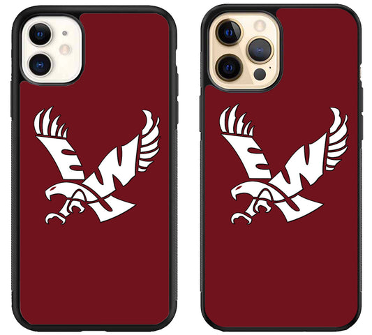 Eastern Washington Eagles Red White iPhone 12 | 12 Mini | 12 Pro | 12 Pro Max Case