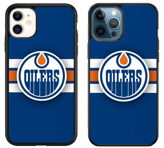 Edmonton Oilers Logo Sriped iPhone 11 | 11 Pro | 11 Pro Max Case