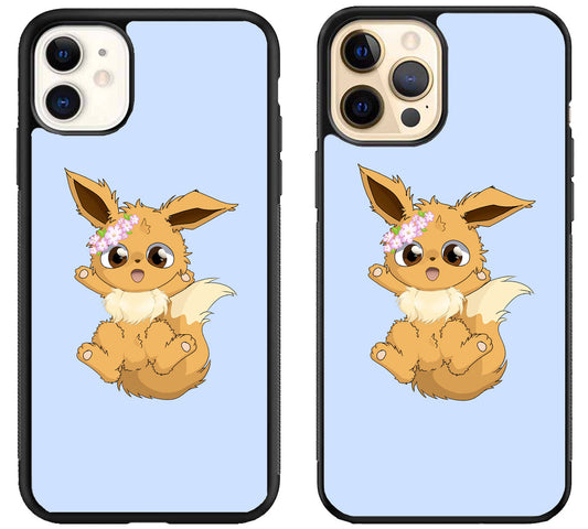 Eevee Cute pokemon iPhone 12 | 12 Mini | 12 Pro | 12 Pro Max Case