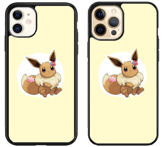 Eevee Pokemon Cover iPhone 12 | 12 Mini | 12 Pro | 12 Pro Max Case