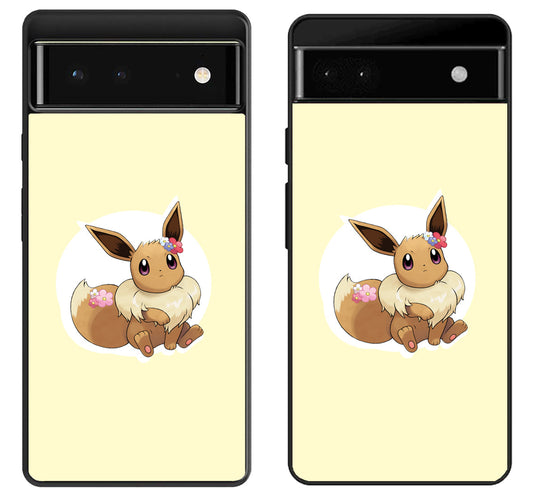 Eevee Pokemon Cover Google Pixel 6 | 6A | 6 Pro Case