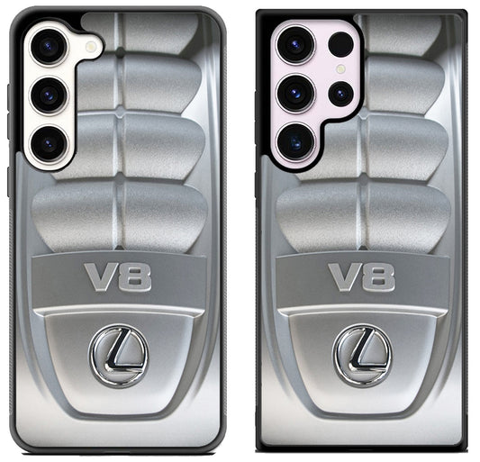Engine Lexus Silver V8 Samsung Galaxy S23 | S23+ | S23 Ultra Case