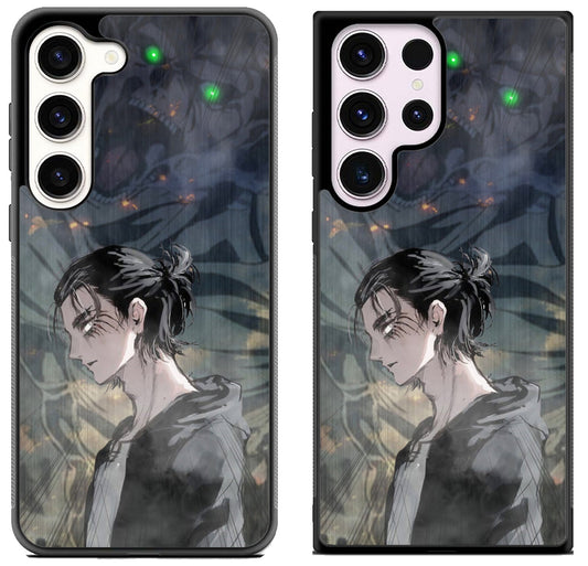 Eren yeager Attack on Titan Cool Samsung Galaxy S23 | S23+ | S23 Ultra Case