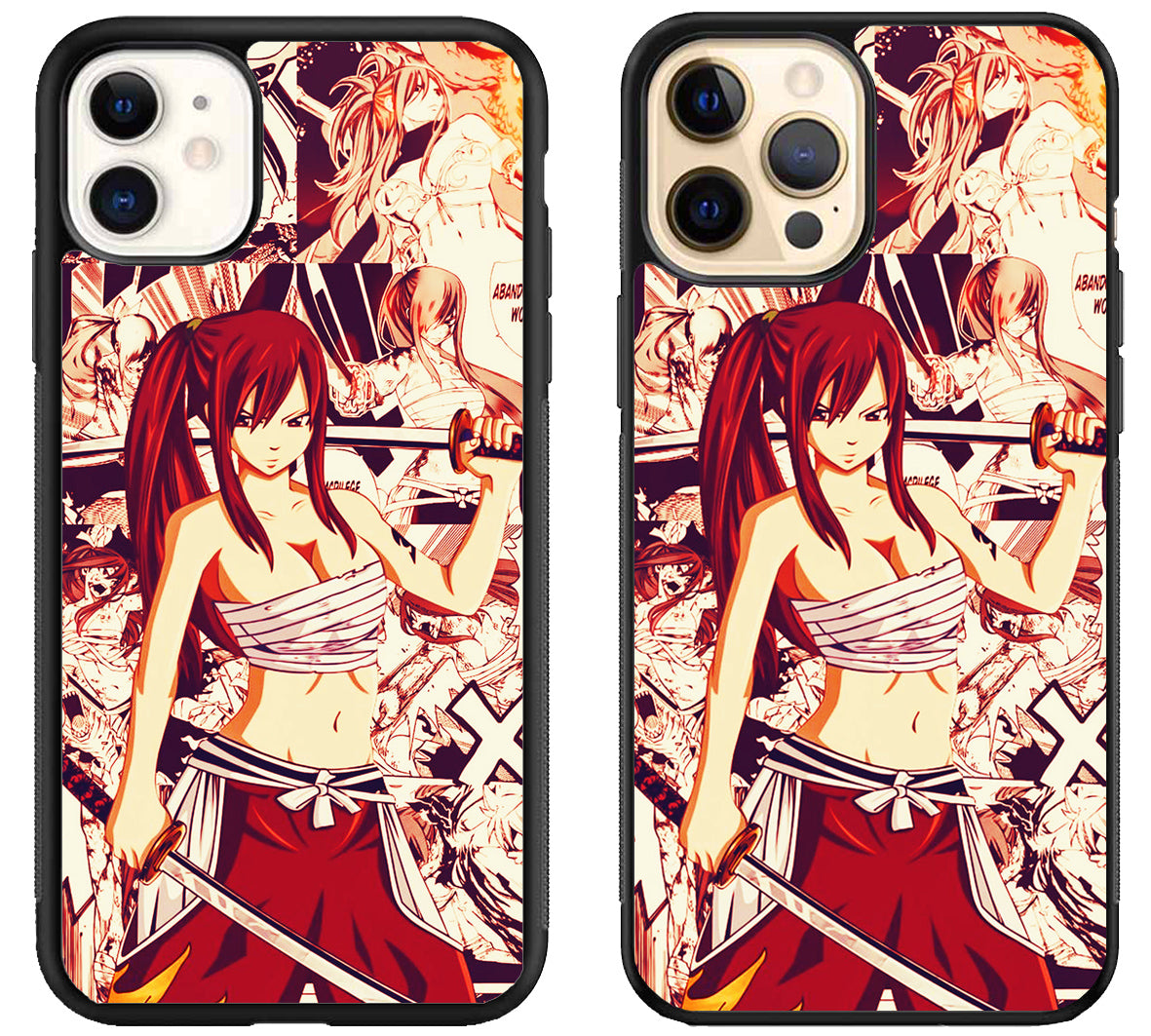 Erza Scarlet Fairy Tail Collage iPhone 12 | 12 Mini | 12 Pro | 12 Pro Max Case