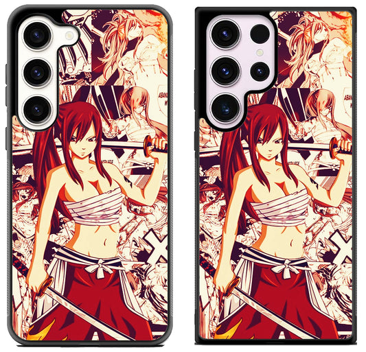 Erza Scarlet Fairy Tail Collage Samsung Galaxy S23 | S23+ | S23 Ultra Case
