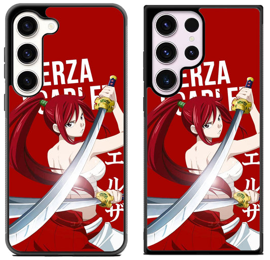 Erza Scarlet Fairy Tail Cute Samsung Galaxy S23 | S23+ | S23 Ultra Case