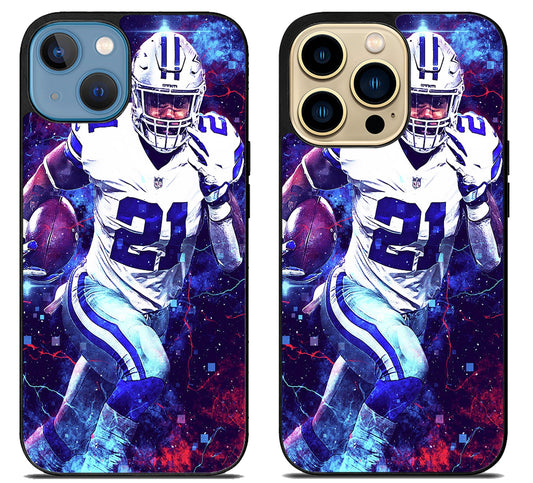 Ezekiel elliott Dallas Cowboys Cover iPhone 14 | 14 Plus | 14 Pro | 14 Pro Max Case