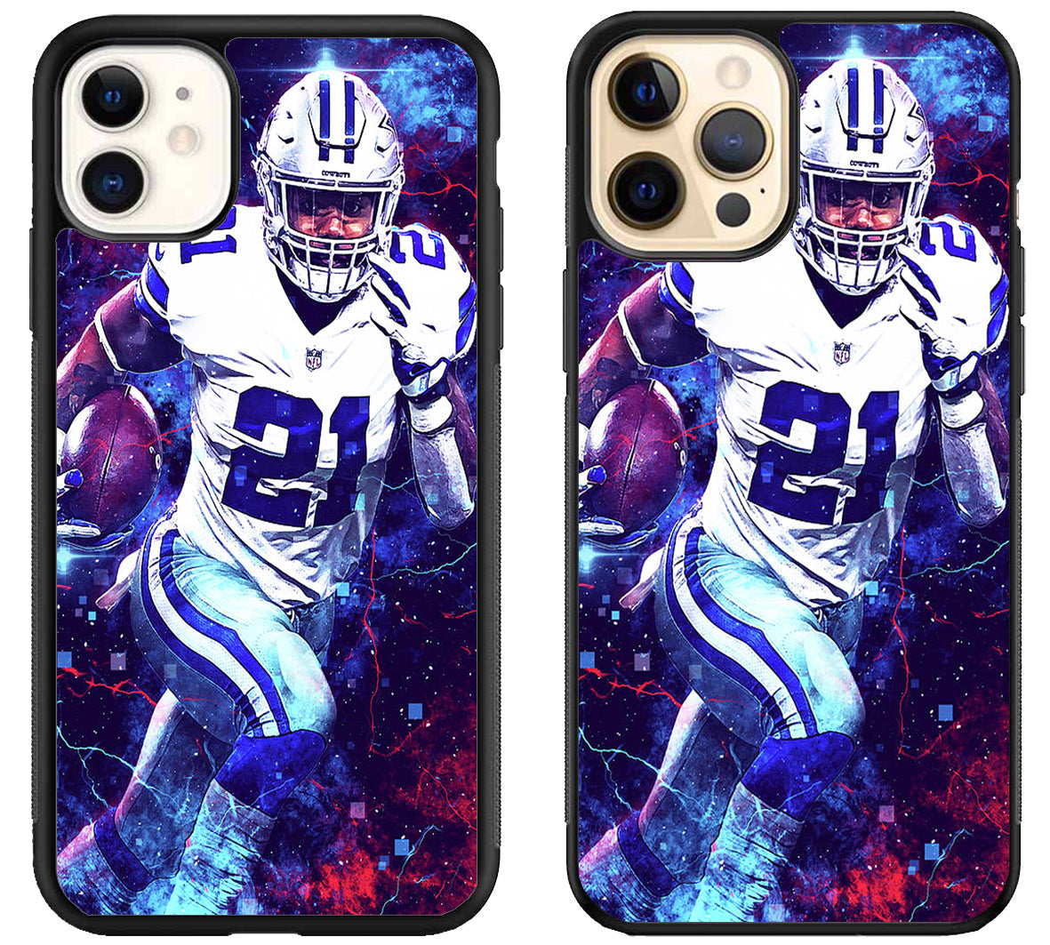 Ezekiel elliott Dallas Cowboys Cover iPhone 12 | 12 Mini | 12 Pro | 12 Pro Max Case