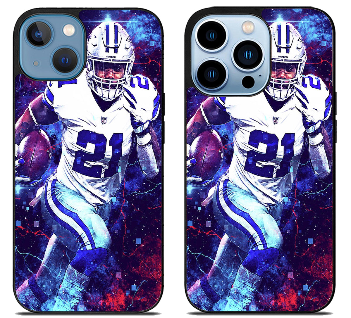 Ezekiel elliott Dallas Cowboys Cover iPhone 13 | 13 Mini | 13 Pro | 13 Pro Max Case