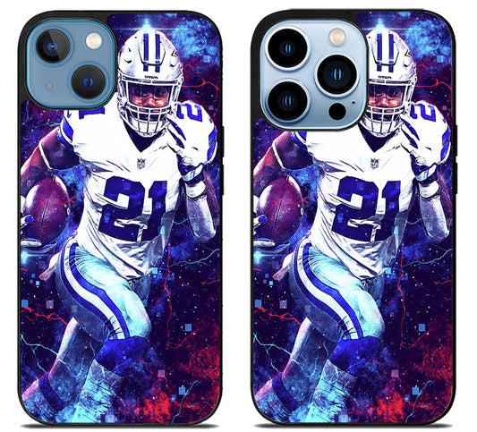 Ezekiel elliott Dallas Cowboys Cover iPhone 13 | 13 Mini | 13 Pro | 13 Pro Max Case