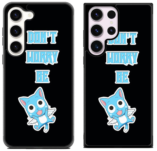 Fairy Tail Cat Dont Worry Be Happy  Samsung Galaxy S23 | S23+ | S23 Ultra Case