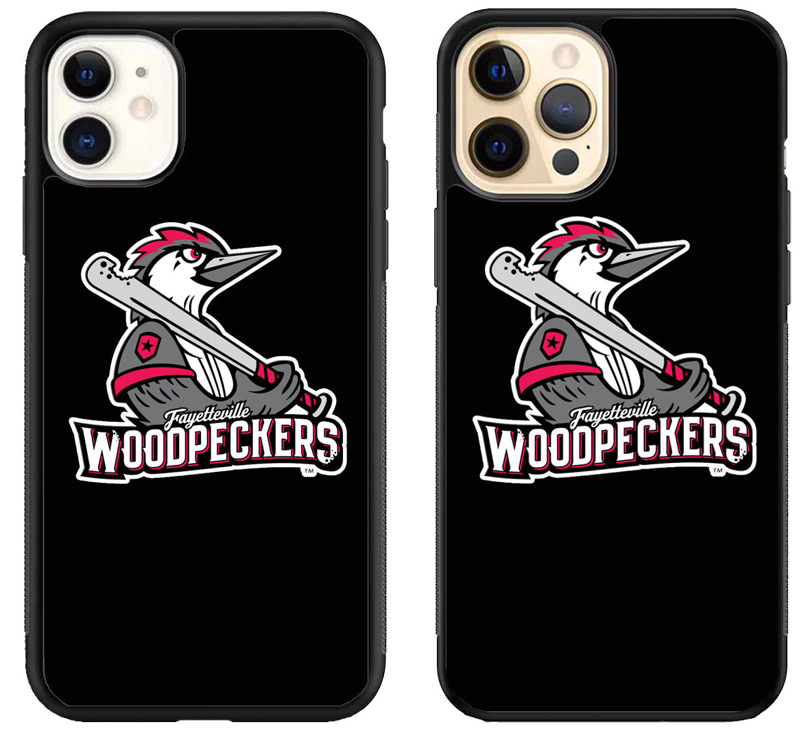 Fayetteville Woodpeckers Logo iPhone 12 | 12 Mini | 12 Pro | 12 Pro Max Case