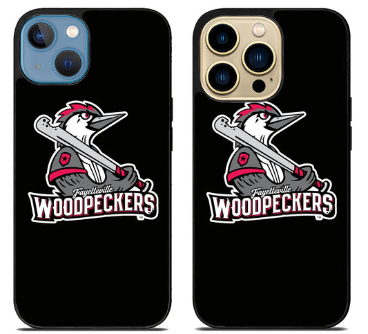 Fayetteville Woodpeckers Logo iPhone 14 | 14 Plus | 14 Pro | 14 Pro Max Case