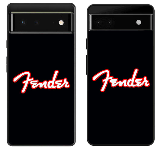 Fender Logo Black Google Pixel 6 | 6A | 6 Pro Case