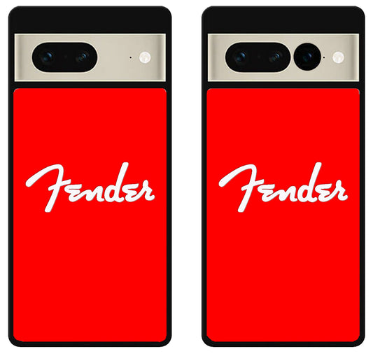 Fender Logo Red Google Pixel 7 | 7 Pro Case