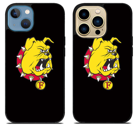 Ferris State Bulldogs Black iPhone 14 | 14 Plus | 14 Pro | 14 Pro Max Case