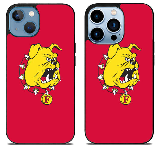 Ferris State Bulldogs Red iPhone 13 | 13 Mini | 13 Pro | 13 Pro Max Case