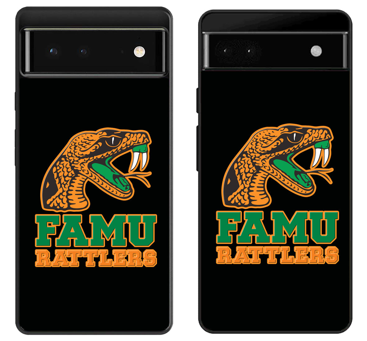 Florida A&M Rattlers Black Google Pixel 6 | 6A | 6 Pro Case