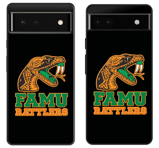 Florida A&M Rattlers Black Google Pixel 6 | 6A | 6 Pro Case