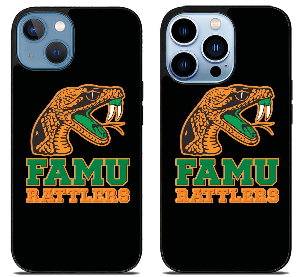 Florida A&M Rattlers Black iPhone 13 | 13 Mini | 13 Pro | 13 Pro Max Case