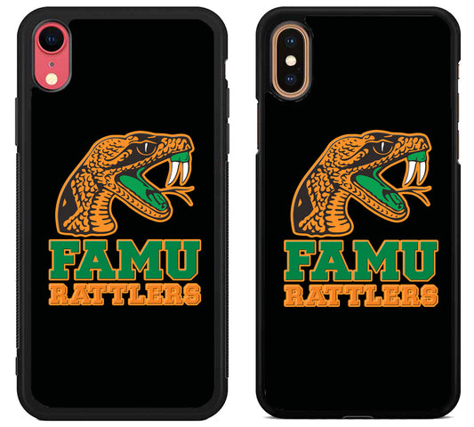 Florida A&M Rattlers Black iPhone X | Xs | Xr | Xs Max Case