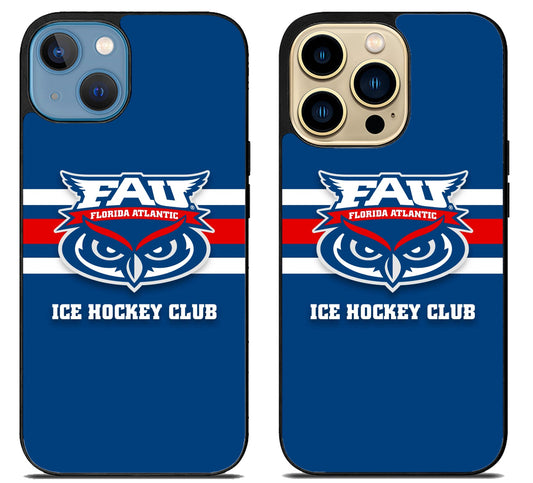 Florida Atlantic Owls Ice Hockey iPhone 14 | 14 Plus | 14 Pro | 14 Pro Max Case